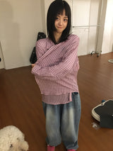 easy check shirt (2color)