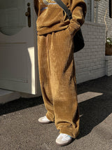 [Mink Brushed] Trust velvet corduroy pants