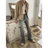 [F/W] Brush washing flare denim pants (2color)