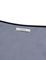 ST FRILL CONTRAST SLEEVELESS(BLUE)