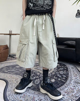 Elder Washed Cargo Bermuda Pants