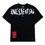 ノンエッセンシャル セミオーバーサイズTシャツ Black/ White