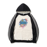 EL Stardust Raglan Line Hoodie T-Shirt 4Color
