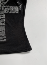 Demona Cubic Cross Top (black)
