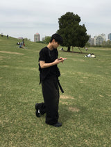 ソード ヘンリーネック リンガー ショートスリーブ Tシャツ 4C