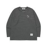 CLE ストライプルーズフィットロングスリーブTシャツ UNISEX (2COLOR)