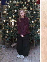 [Year-End Look Recommendation] Point Fingerhole Angora Fur Knit (4c)