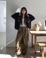 メルティリベットコーデュロイワイドパンツ