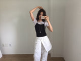 Mono Tie-Up Sleeveless (4color)