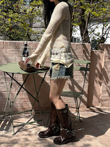 [S/S] Punching knit one piece