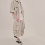ストリートシェイプカプリショーツ_beige