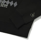 ロウキーブッククラブアーガイルパターンスウェットシャツ [BLACK]