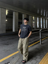 Army pigment dyeing short sleeve t-shirt