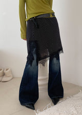 YELLOW STITCH BOOTS CUT DENIM