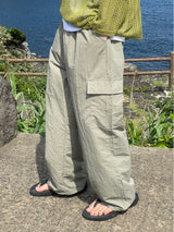 デイリーナイロンカーゴパンツ