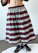Frisening Stripe Bermuda Shorts 4color