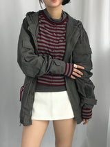Cozy Striped Cardigan