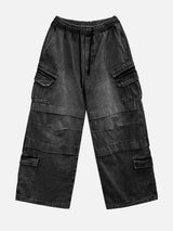 Jerra Multi-Pocket Denim Pants 2C