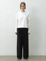(PT-5631)ESSENTIAL WIDE SET-UP PANTS