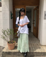 Pugl Chiffon Tiered Long Skirt