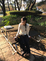 レインドットスカートパンツ