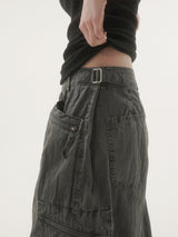 Piker snap cargo bermuda pants -3C