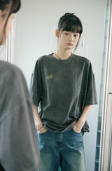 26SS★ ドルフィンハーツピグメント半袖Tシャツ