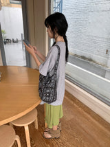 Nikb Overfit Two-Way Button Box Short Sleeve Tee