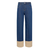 TURN-UP DENIM PANTS code 23002