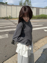 Ate Round Knit Cardigan