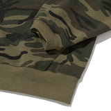 Crow Keys Crop Hood Zip-up (Camo)