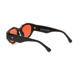 D.fox Original Glossy Black / Red Tint Lens
