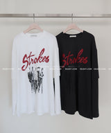 ラクシークスリーブレイヤードオーバーサイズフィットTシャツ