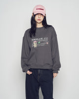 26SS WOMAN タイピングプロフィールスウェットシャツ