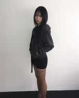 Pigment unbalanced hood jumper