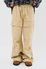  Lena Multi Cargo Flare Pants (2color)