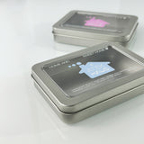 House Silver Mini Tin Case(Blue)