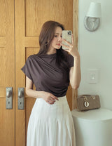 Dayzel Half Drape Cool Span T-Blouse