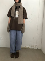スノーマンオーバーサイズTシャツ (4 Colors)