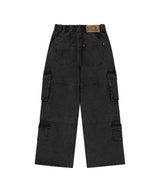 WIDE CARGO DENIM PANT