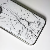 フラクチャーオブニュートピアフォンケース (SV_ホワイト)
