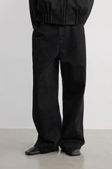 Straight Leg Black Jeans