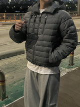 Tech multi-pocket hooded lightweight padding