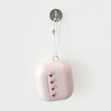 oab flower airpods case (pink)