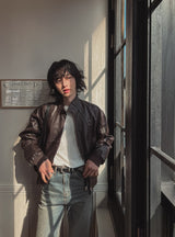 Ito Two Way Crack Leather Jacket