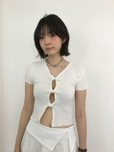 ミニツイストTシャツ (4color)