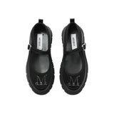 TILIA METAL LOGO POINT MARY JANE SHOES
