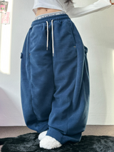ボスサイズフリーススナップロングパンツ 🧸🩵🤍6カラー
