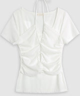 layered halter - t