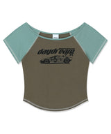 OFF SHOULDER RAGLAN TEE